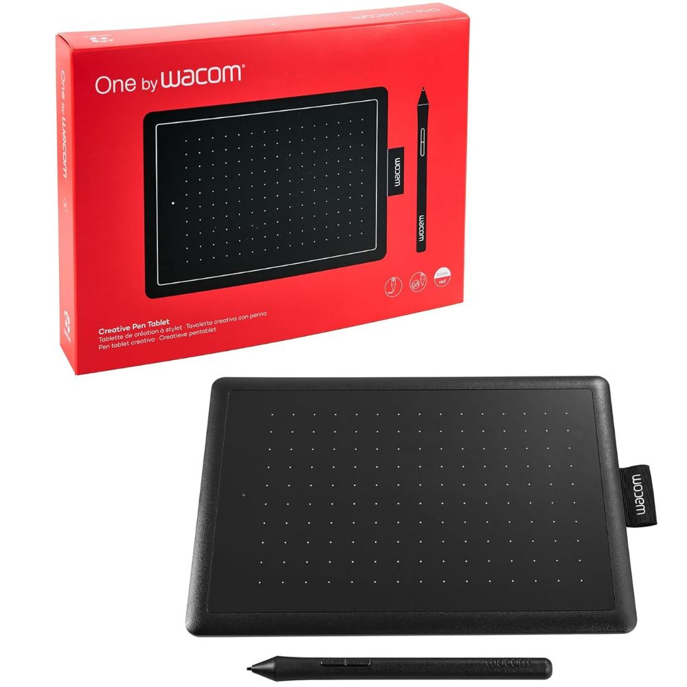 Wacom One ペンタブレット　(S:スモール) One by Wacom Small Graphic Pen Tablet - India Webcomm Solutions