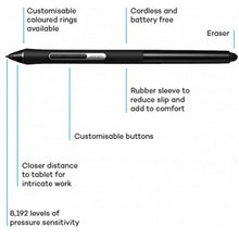 Load image into Gallery viewer, Wacom Pro Pen KP301E00DZ, 8192 Pressure Levels, Pro Slim Pen for Cintiq 16
